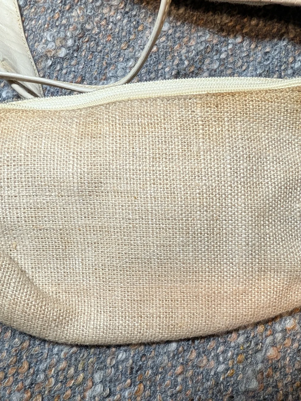 Vintage 90s Sharif Shoulder Bag with Attached Pouch Animal Motif
